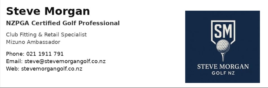 Steve Morgan Golf coaching at Whangaparāoa